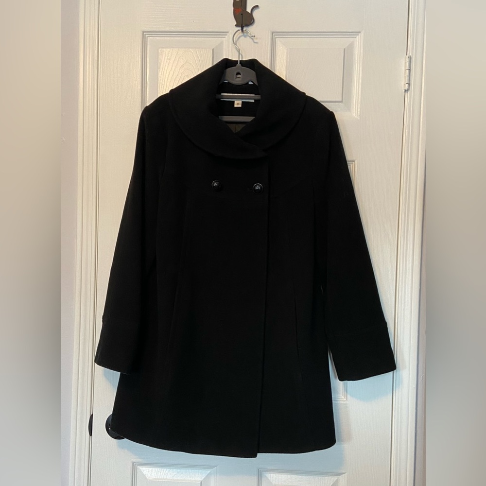 Women’s Black Pea Coat (12)